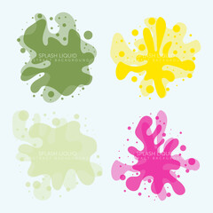 Liquid abstract background graphic element eps 10 free vector