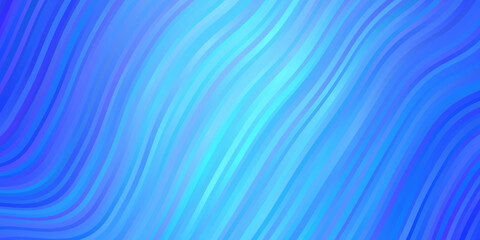 Light BLUE vector background with bows.