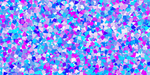 Light blue, green vector texture with triangular style.