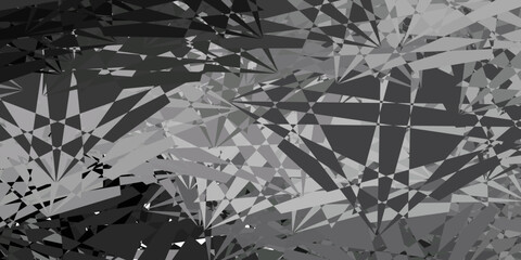 Light Gray vector pattern with abstract shapes.