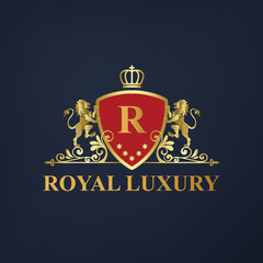 luxury logo | luxury  logo | royal logo with lions