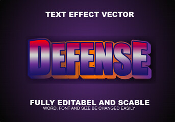 defense text effects illustrator