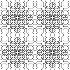 Vector line flowers square for footage background wallpaper and seamless artwork illustration texture of art graphic design isolated flat trendy design for fabric cotton beautiful pattern colorful