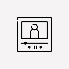 Fototapeta premium icon of a person with a key