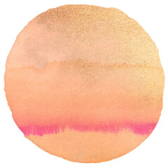 Fototapeta premium watercolor stain brush stroke frame isolated on white background,watercolor png file clipart