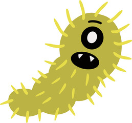 Colorful bacteria virus germs make sick cartoon illustration Germs, Bacteria, Virus, Monsters, Microbe, Diseases, Hygiene, Pandemic