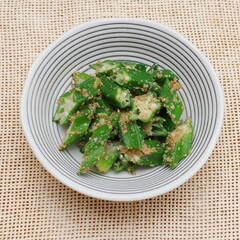 オクラの胡麻和え