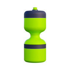 3d gym bottle icon transparent background