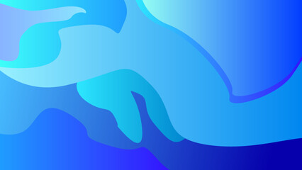 abstract blue background with waves