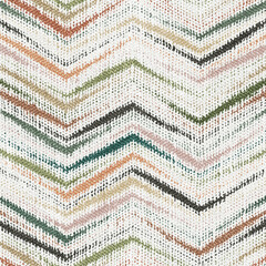 Rug seamless texture with chevron pattern, fabric, grunge background, boho style pattern, 3d illustration - 522402628