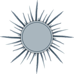 Fototapeta premium watercolor frame design hand drawn 