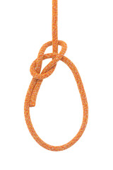 The bowline is an ancient and simple knot used to form a fixed loop at the end of a rope