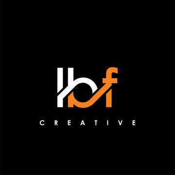 LBF Letter Initial Logo Design Template Vector Illustration