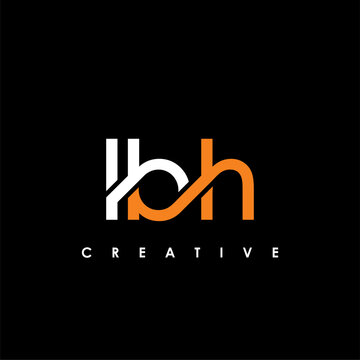 LBH Letter Initial Logo Design Template Vector Illustration