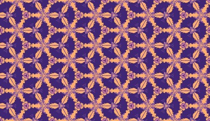 Seamless pattern with geometric ornament . Summer print design for textile, fabric, fashion, wallpaper, background.