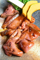 豚ホルモンのレバー