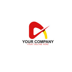 Initials Letter A Abstract Logo Vector Template And Modern A Abstract Logo Design Concept