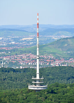 TV tower in Stuttgart city, Germany