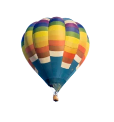 Photo sur Aluminium Ballon Hot air balloon isolated