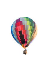 Hot air balloon isolated