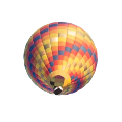 Schilderijen op glas Hot air balloon isolated © littlestocker