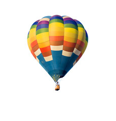 Hot air balloon isolated