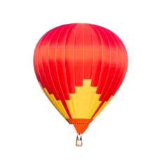 Foto op Aluminium Hete luchtballon geïsoleerd © littlestocker