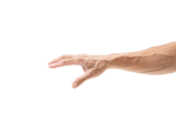 Man hand isolated
