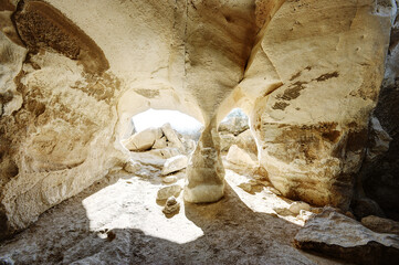 Bell caves Luzit in Israel