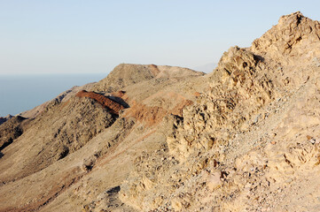 Fototapeta na wymiar Red Sea Mountains