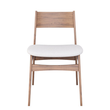 3d Furniture Modern Chair isolated on a white background, Decoration Design for Dining