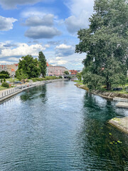 Brda River in Bydgoszcz