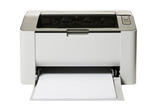 Small laser printer with transparent background
