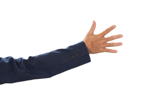 Businessman hand isolated - Powered by Adobe