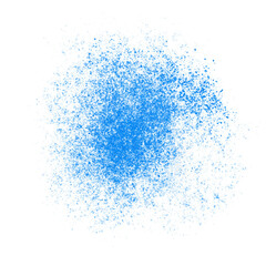 The abstract colorful painting on transparent background. illustration.