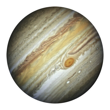 Jupiter. Elements of this image furnished by NASA.