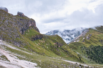 Hiking Alta Via 2, Dolomites, Italy