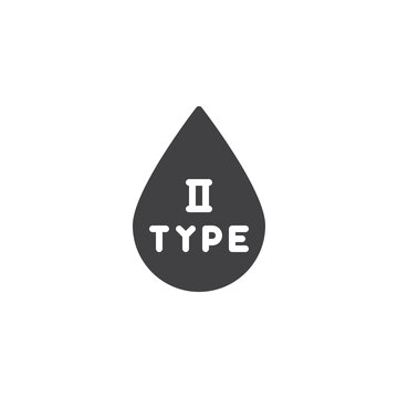 Type 2 Diabetes Vector Icon