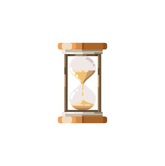 Hourglass Icon illustration Vector
, flat time icon symbol