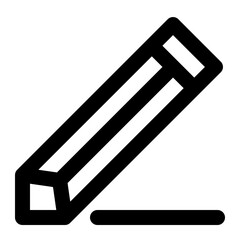 pencil line icon