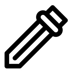 pencil line icon