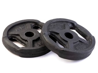 Obraz premium Weights, dumbbells and bodybuilding. Sport