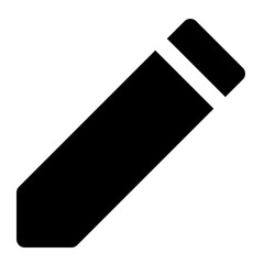pencil glyph icon