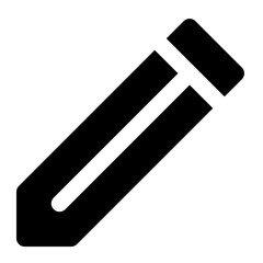 pencil glyph icon