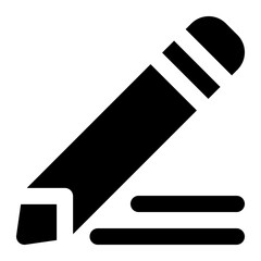 pencil glyph icon
