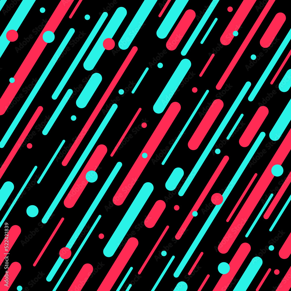 Aufkleber futuristic blue red gradient vector black background pattern. futuristic blue red gradient vector bl
