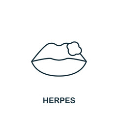 Warts icon. Monochrome simple Deseases icon for templates, web design and infographics