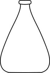 cartoon glass jar glass vase hand painted illustration