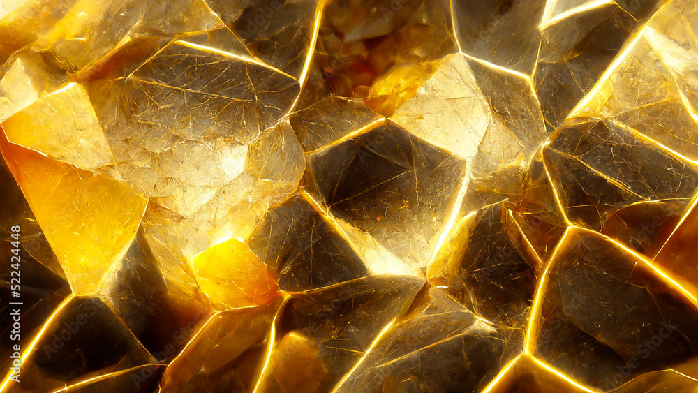 Poster 3d render gold abstract background with soft glowing backdrop texture for christmas and valentine.
