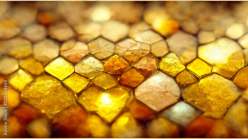 Poster 3d render gold abstract background with soft glowing backdrop texture for christmas and valentine.